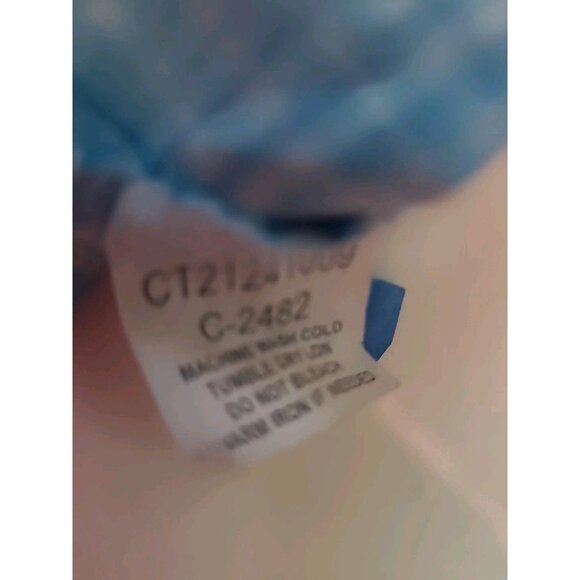 Cruel Girl Western Shirt Large Long Sleeve Pearl Snap Blue Plaid - Picture 8 of 11